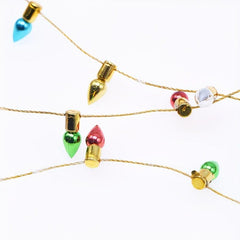 Christmas Bead String Plastic Light String Holiday Decoration Props Accessories