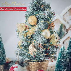 Christmas Bead String Plastic Light String Holiday Decoration Props Accessories