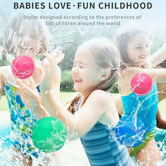 15 Pcs Silicone Water Polo for Water Fight Water Explosion Ball Toy