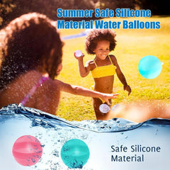 15 Pcs Silicone Water Polo for Water Fight Water Explosion Ball Toy