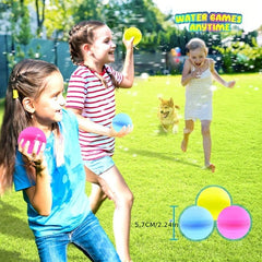 15 Pcs Silicone Water Polo for Water Fight Water Explosion Ball Toy
