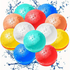 15 Pcs Silicone Water Polo for Water Fight Water Explosion Ball Toy