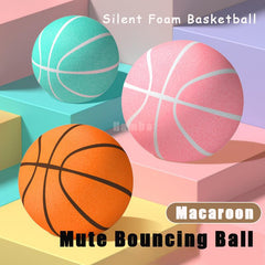 Indoor Silent Basketball Foam Ball Air Bounce Sports Toy