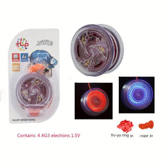 Luminous Alloy Metal Yo yo Swing Ball Toy for Kids - Birthday Gift