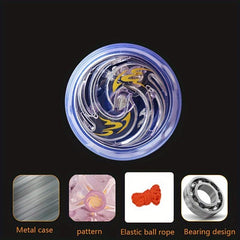Luminous Alloy Metal Yo yo Swing Ball Toy for Kids - Birthday Gift