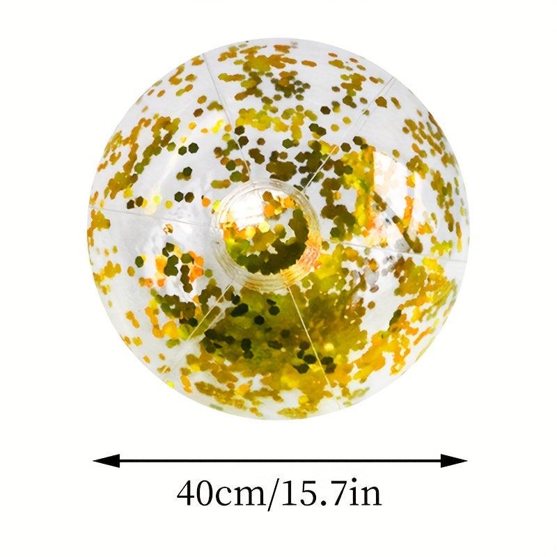 Sequined Beach Ball for Endless Beach Party Fun