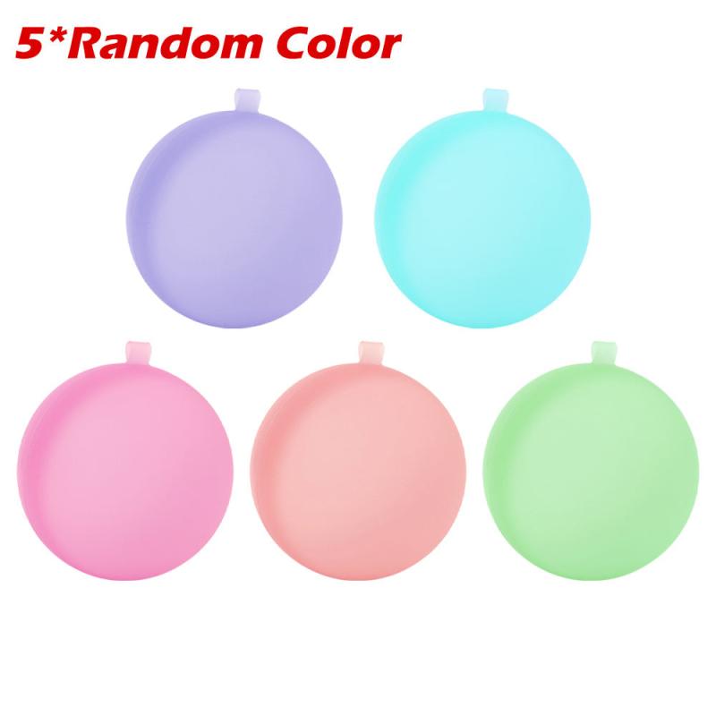 5pcs Silicone Water Balloons Reusable Splash Balls Outdoor Water Games