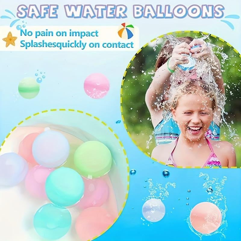Reusable Water Balloons Quick Fill Self Sealing Water Ball