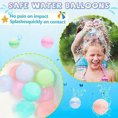 Reusable Water Balloons Quick Fill Self Sealing Water Ball