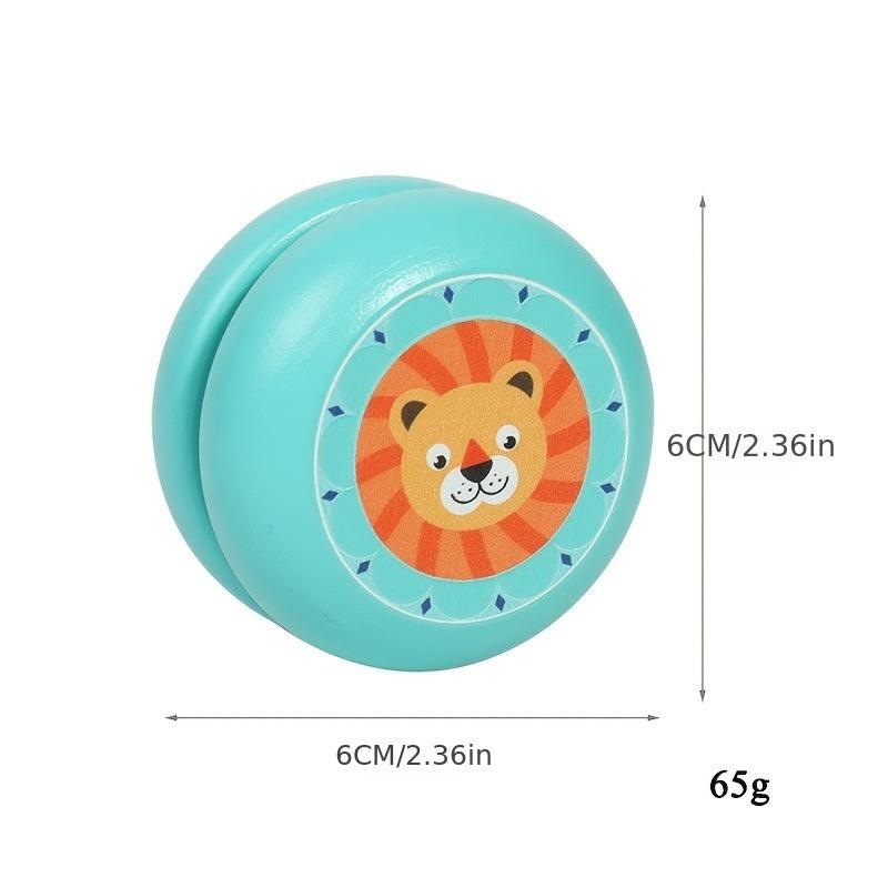 Wooden Animal Yo yo Ball Classic Toy
