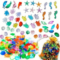 100g Ocean Gem Pool Party Toys Dive Toys Kids Treasure Chest Swimming Pool Toys