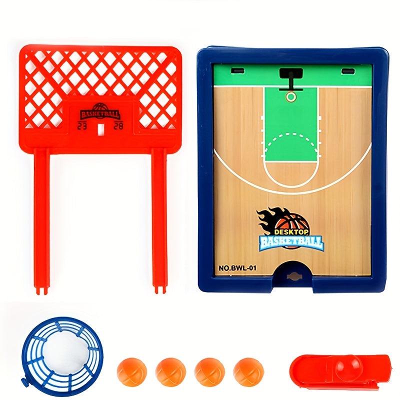 Mini Desktop Basketball Game Stand Double Finger Ejection Shooting Machine