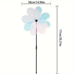8 Film Windmill For Driving Birds Outdoor Decoration