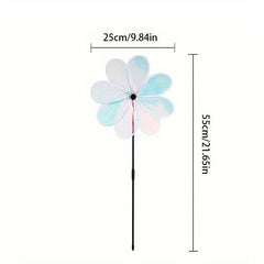 8 Film Windmill For Driving Birds Outdoor Decoration
