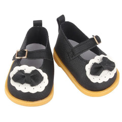 1pair 18 Inch Doll Bow Shoes Accessory for Children Girls