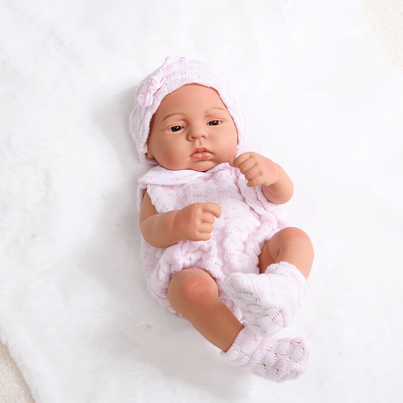 16inch Reborn Doll Silicone Vinyl 3D Skin Art Reborn Doll Simulative Baby