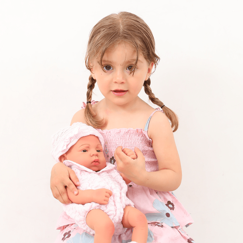 16inch Reborn Doll Silicone Vinyl 3D Skin Art Reborn Doll Simulative Baby
