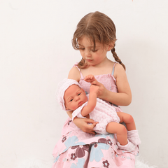 16inch Reborn Doll Silicone Vinyl 3D Skin Art Reborn Doll Simulative Baby