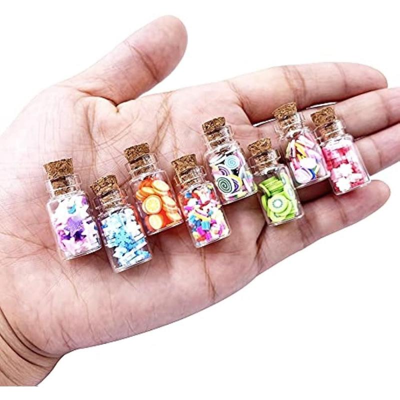 30pcs Dollhouse Food Jar Glass Bottle 1 12 Pretend Play Toy Doll House Kitchen
