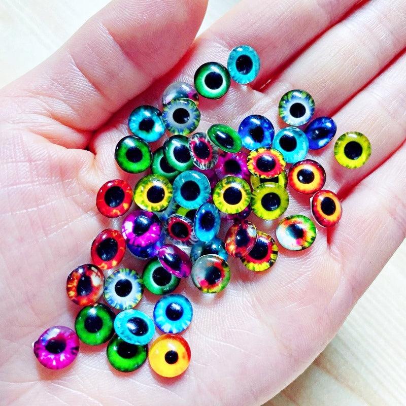 Glass Eye Beads Doll Glass Gems Christmas Halloween
