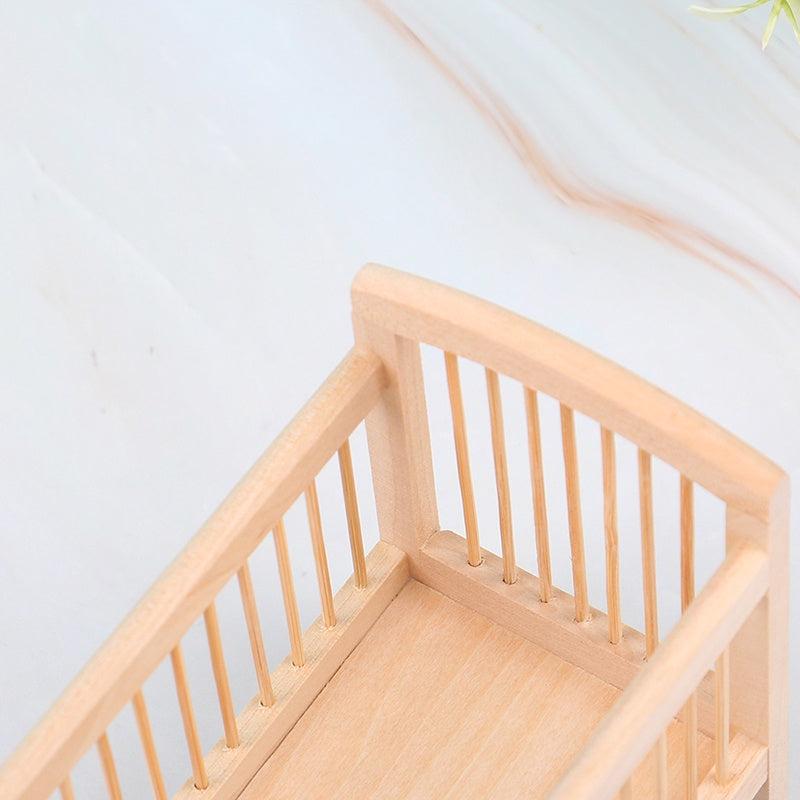 1:12 Dollhouse Crib Model DIY Furniture Decor