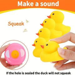 Bathtub Beach Bath Toys Water Play Yellow Duck Cowboy Hat Sunglasses Necklace
