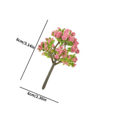 5pcs Mini Fairy Tale Garden Trees and Plants Doll House Flower Pot Decoration