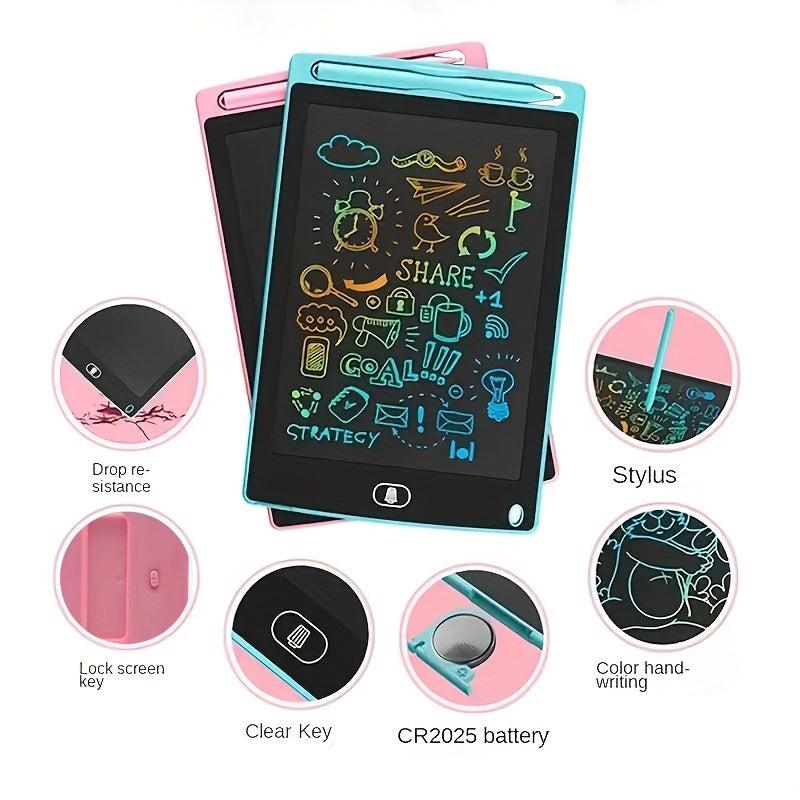 LCD Writing Board 21.59cm Screen Graffiti Board for Kids 3-8 Years Old