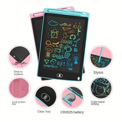 LCD Writing Board 21.59cm Screen Graffiti Board for Kids 3-8 Years Old