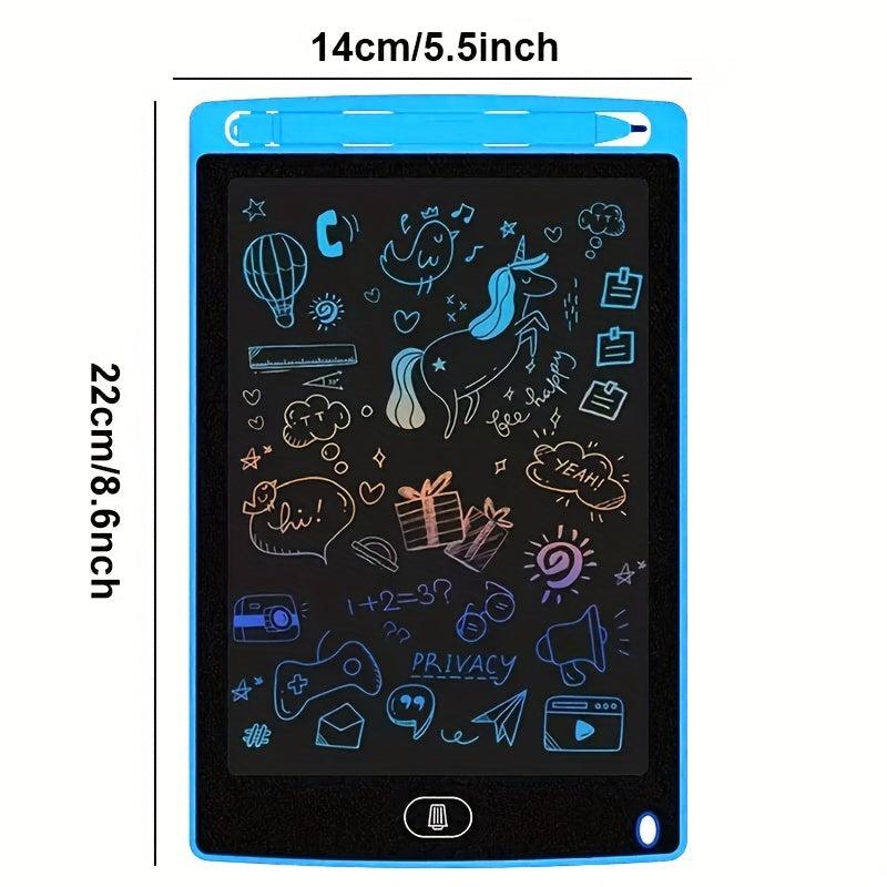 LCD Writing Board 21.59cm Screen Graffiti Board for Kids 3-8 Years Old