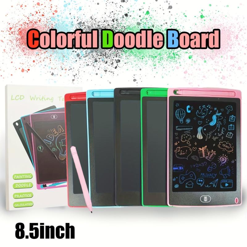 LCD Writing Board 21.59cm Screen Graffiti Board for Kids 3-8 Years Old