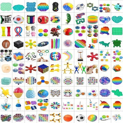 Mystery Antistress Relief Toys Pack for Christmas & Parties