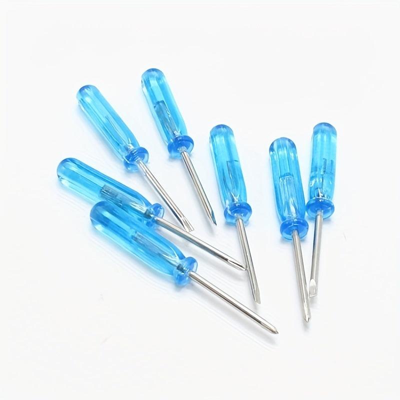 10Pcs Mini Screwdriver Set Toy 2mm Cross Word Repair Tool for Kids