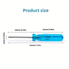 10Pcs Mini Screwdriver Set Toy 2mm Cross Word Repair Tool for Kids
