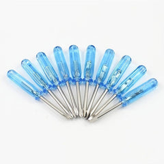 10Pcs Mini Screwdriver Set Toy 2mm Cross Word Repair Tool for Kids