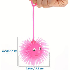 3pcs LED Puffer Ball Stress Balls Glow In Dark Fidget Toy for Party Favors