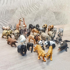 Realistic Jungle Animal Figures Set for Learning Play