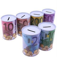 1pc Random Round Coin Savings Can