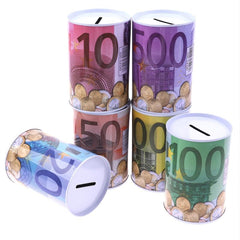 1pc Random Round Coin Savings Can