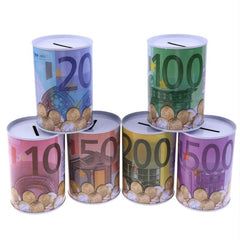 1pc Random Round Coin Savings Can
