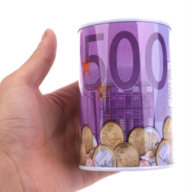 1pc Random Round Coin Savings Can