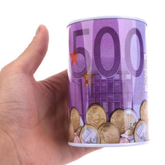 1pc Random Round Coin Savings Can