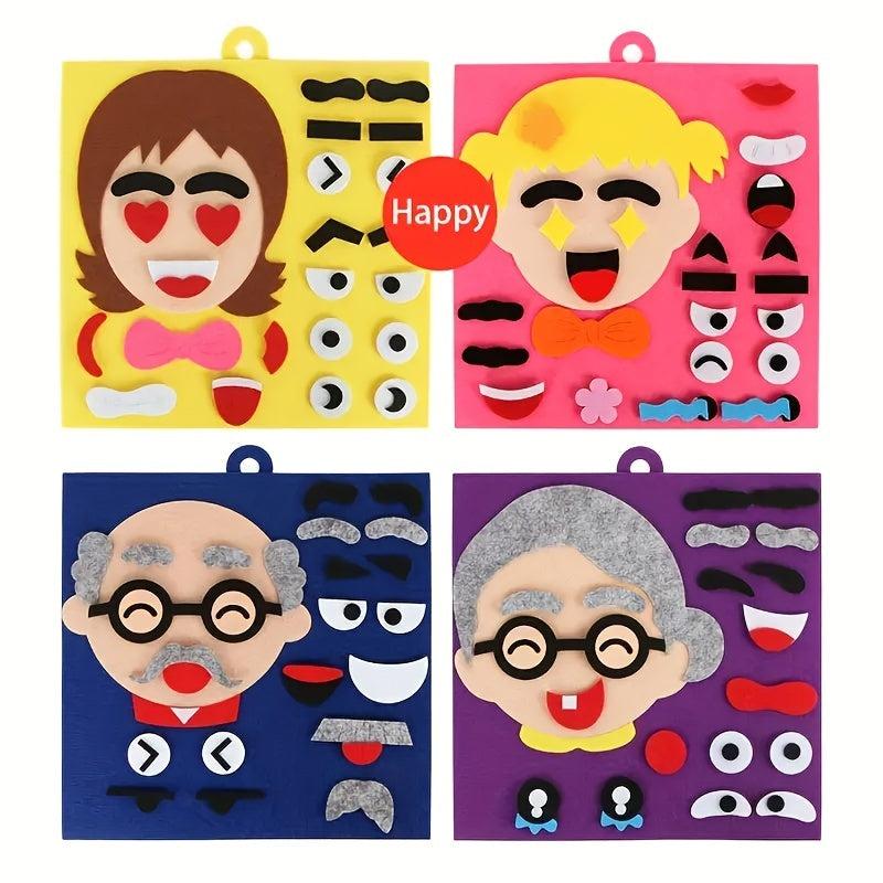 8in Change Face Puzzle Educational Toy for Kids