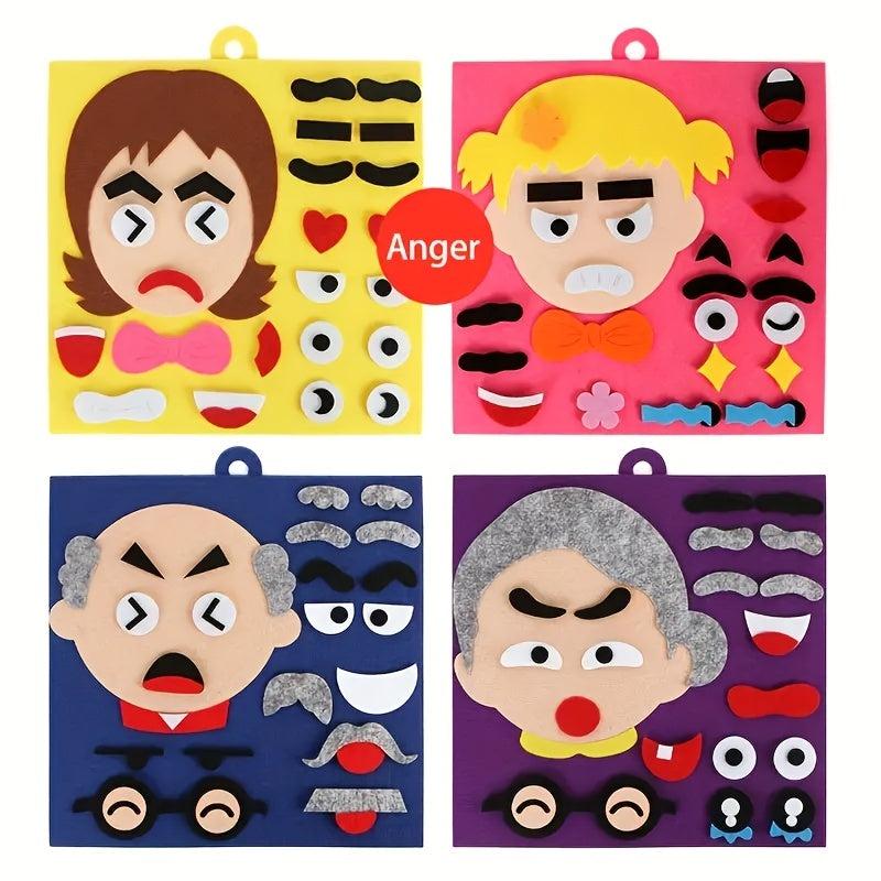 8in Change Face Puzzle Educational Toy for Kids