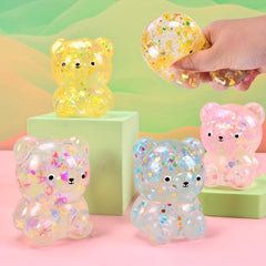 Sequin Bear Stress Relief Sensory Toy