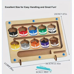 Montessori Wooden Magnet Puzzle Game Board for Toddlers