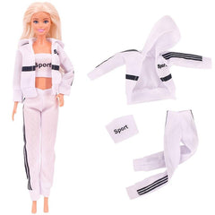 Sportswear Three-piece Suit for 27 9'' 10'' Doll Accessories