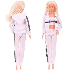 Sportswear Three-piece Suit for 27 9'' 10'' Doll Accessories