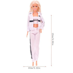Sportswear Three-piece Suit for 27 9'' 10'' Doll Accessories