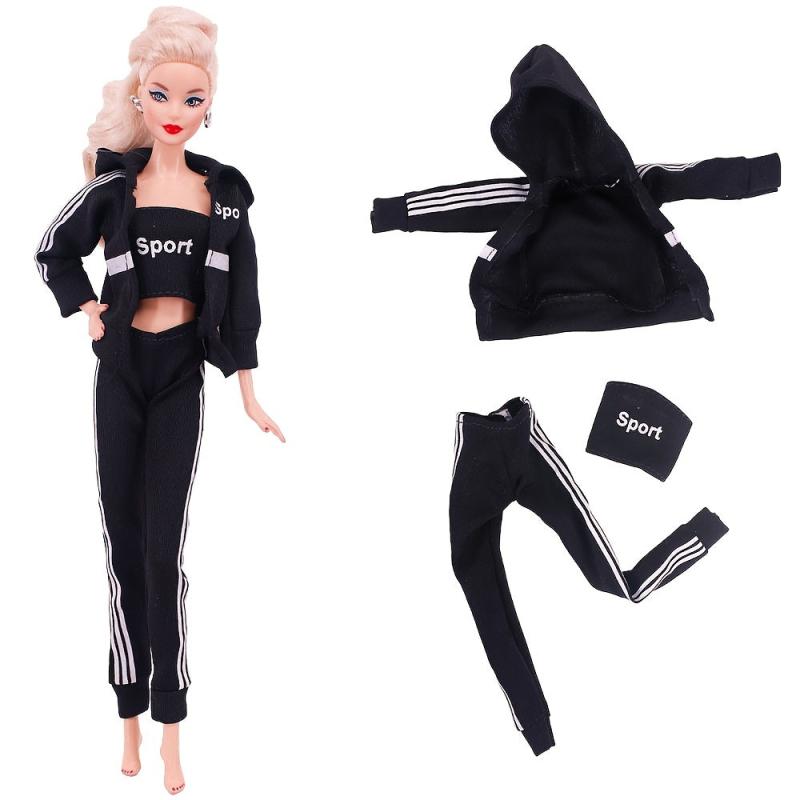 Sportswear Three-piece Suit for 27 9'' 10'' Doll Accessories